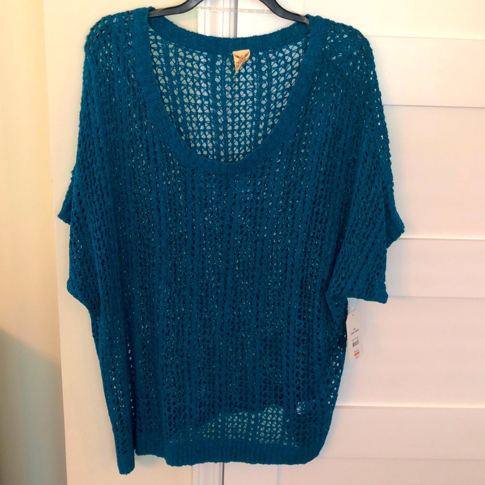 FADED GLORY ODES SEA 4X SWEATER / BEACH  COVER UP